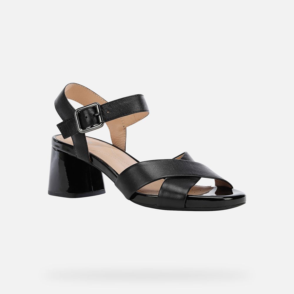 Sandalias Geox Senhora Pretas - Genziana - EWJTL9527